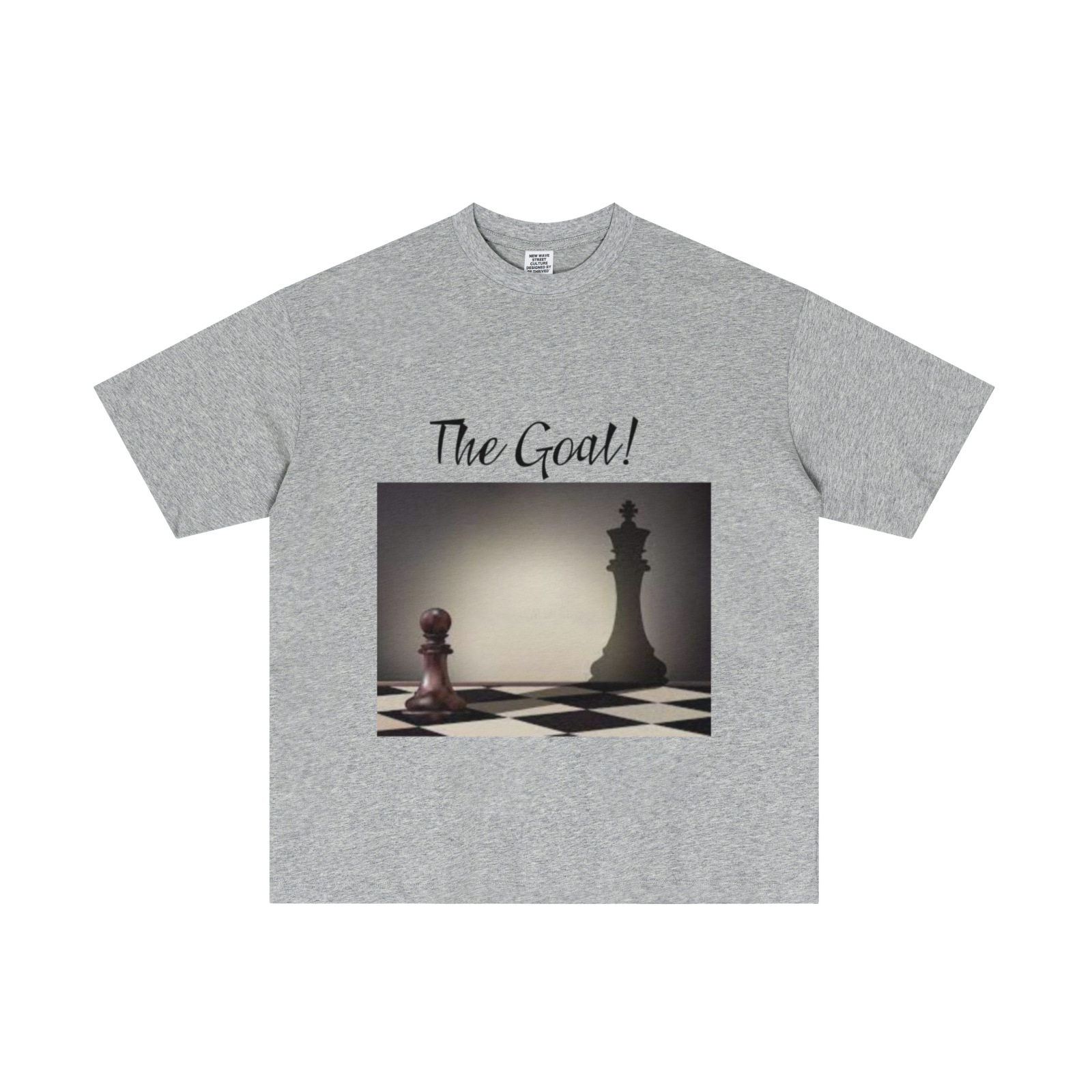 180GSM Men's Lightweight T-Shirt LIght gray