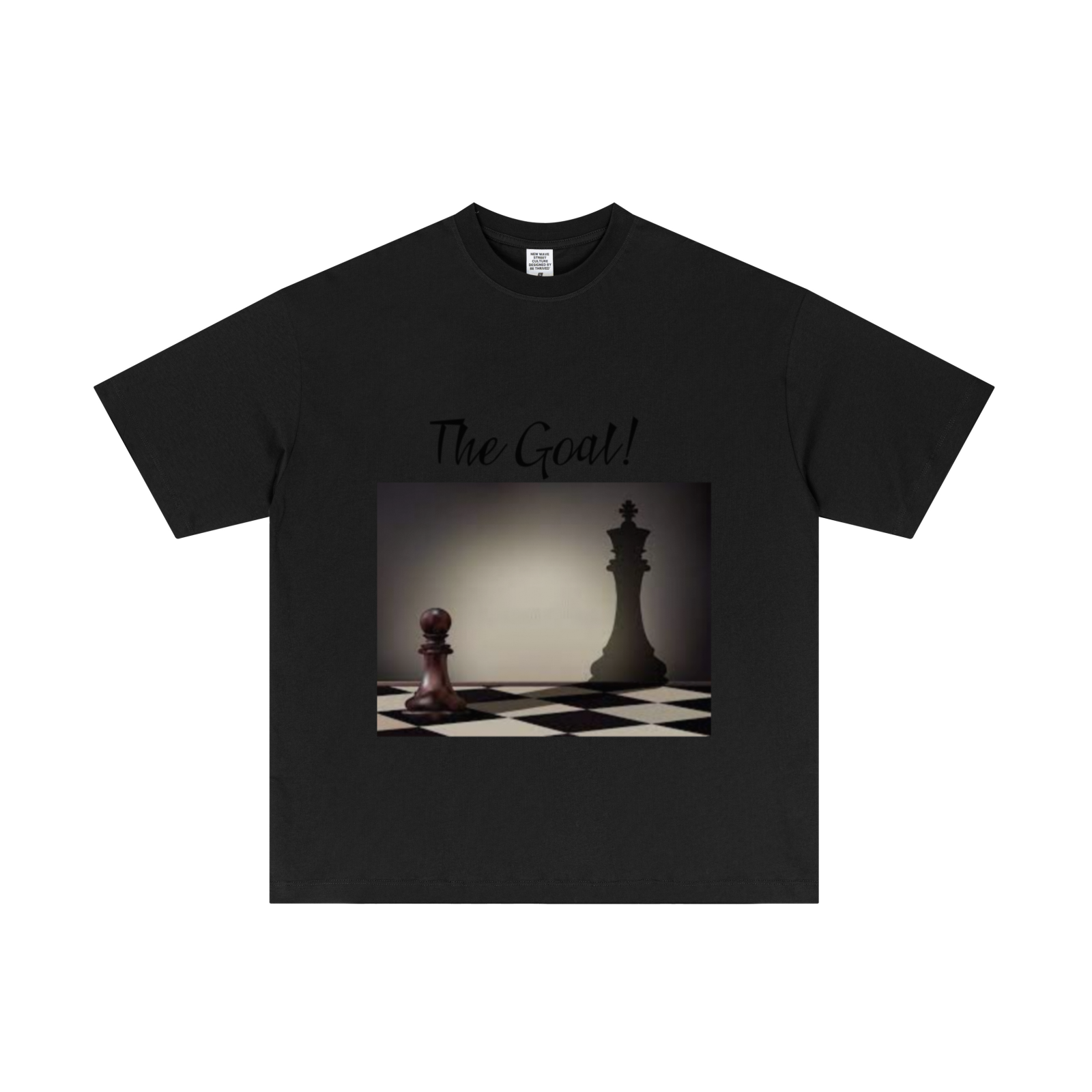 180GSM Men's Lightweight T-Shirt Black
