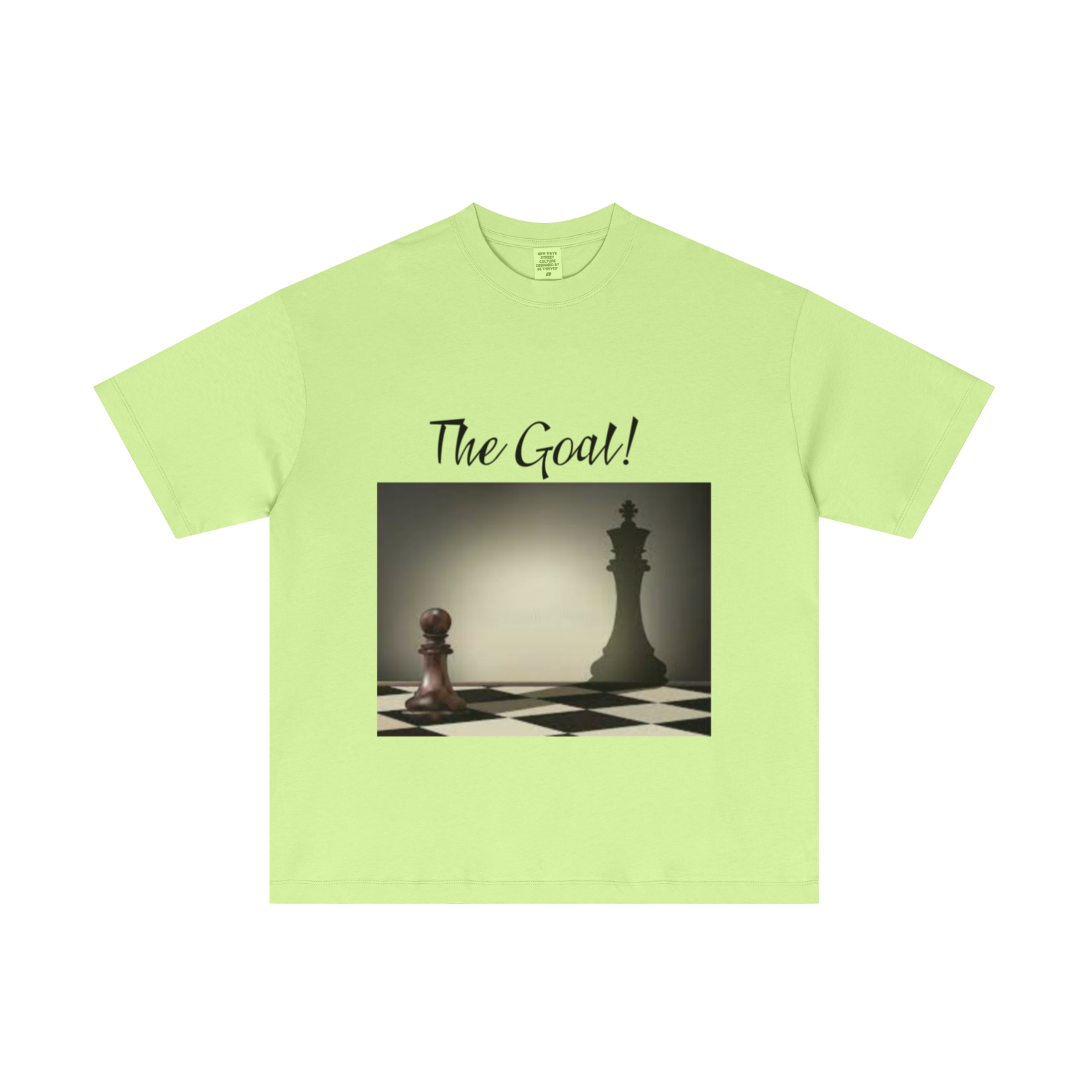 180GSM Men's Lightweight T-Shirt Fluorescent green