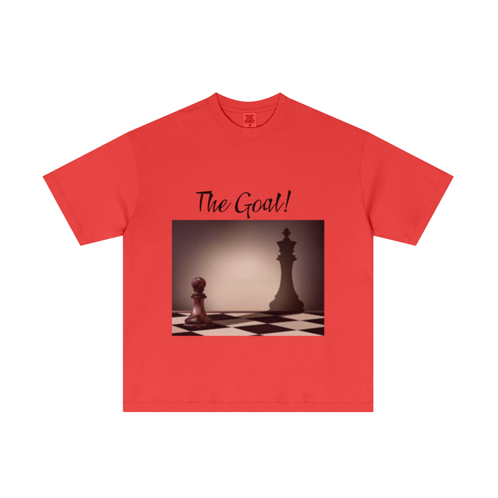 180GSM Men's Lightweight T-Shirt Red