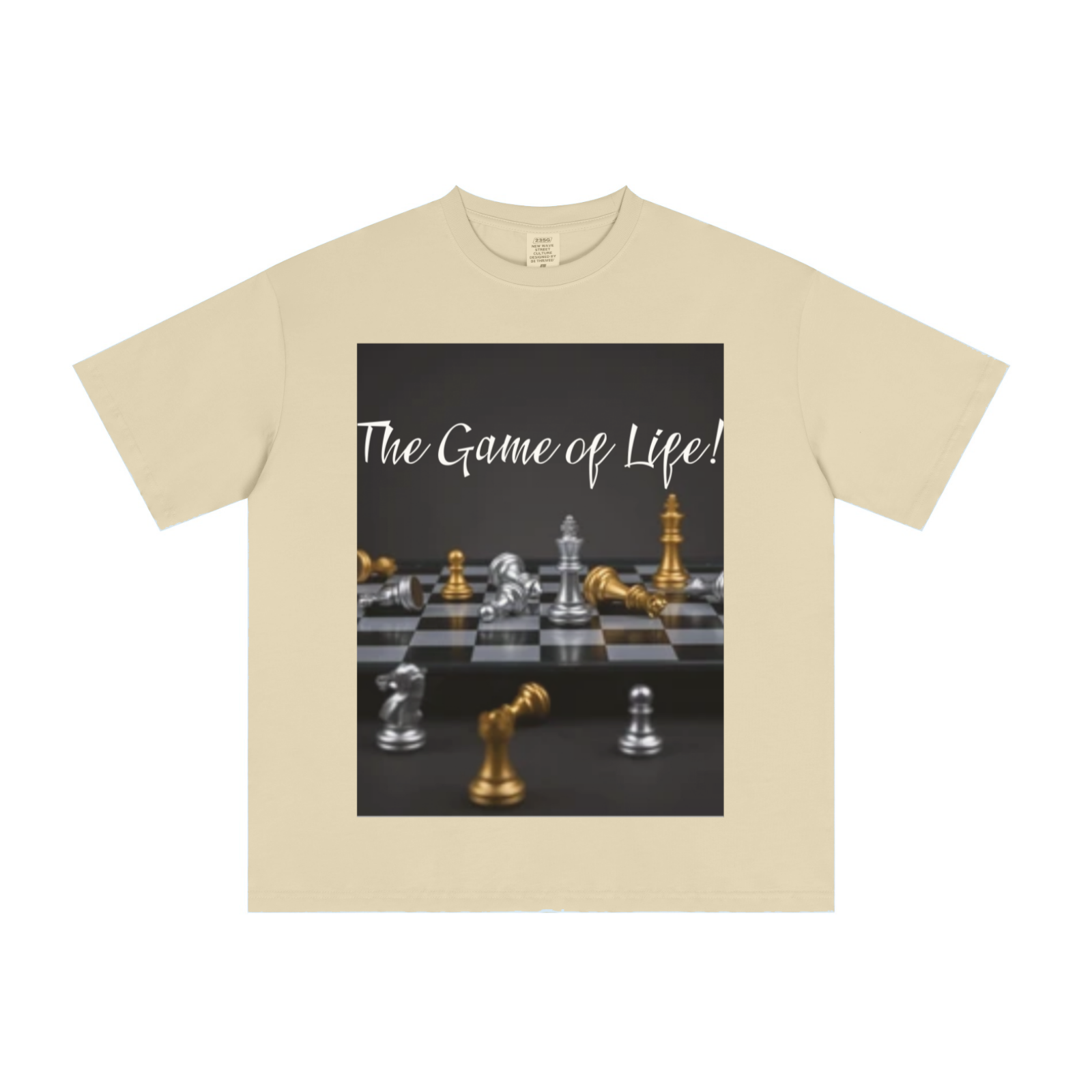 235GSM Men's Cool-Touch T-Shirt  Light yellow