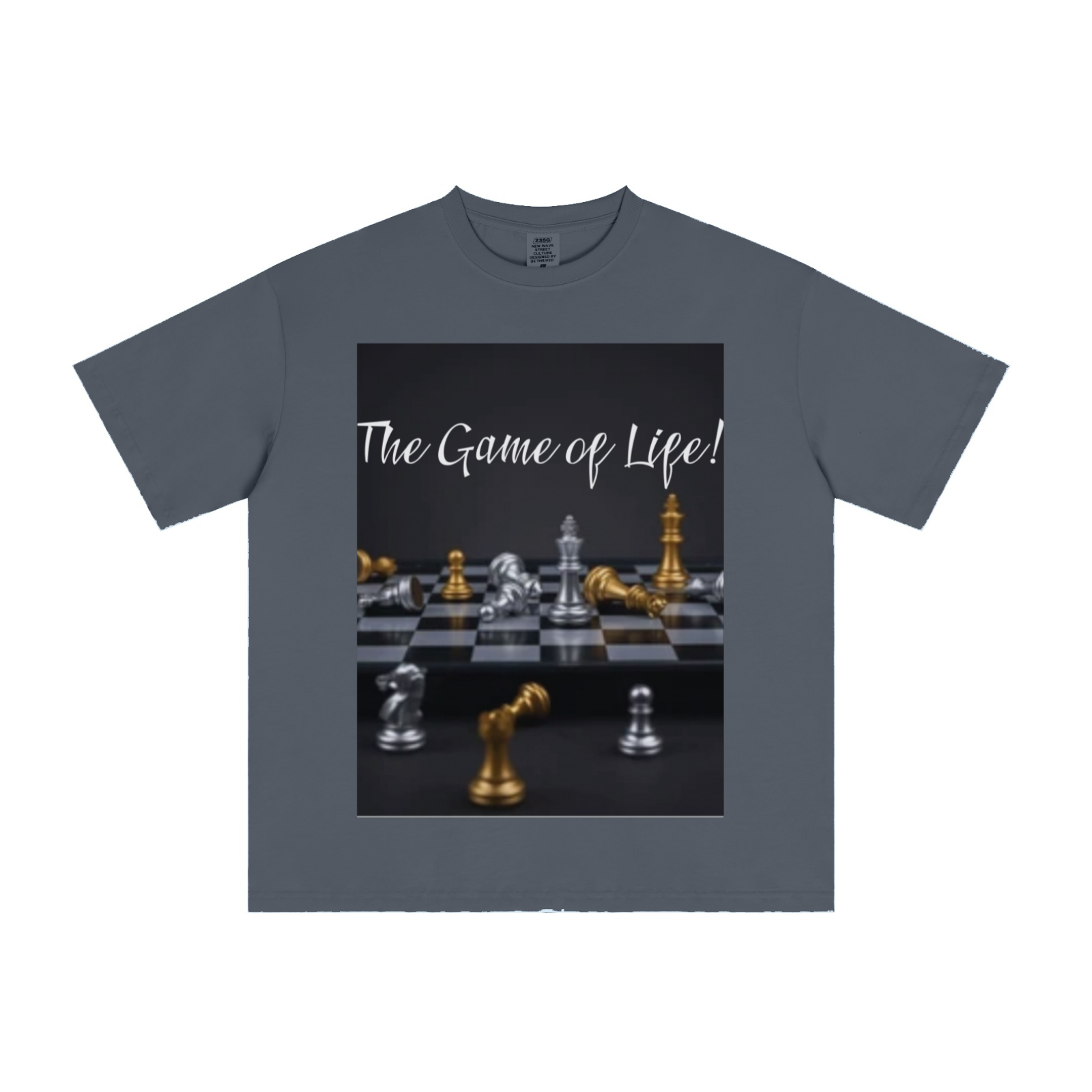 235GSM Men's Cool-Touch T-Shirt  Dark blue