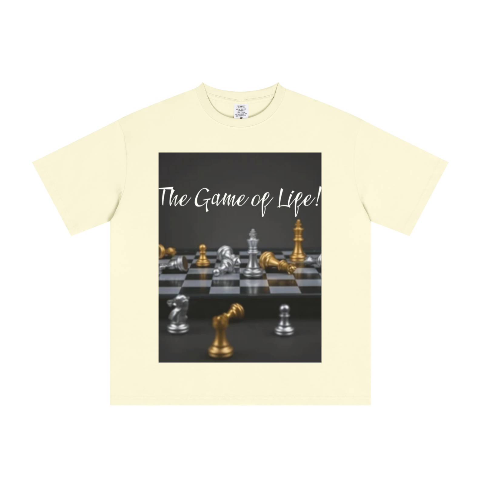 235GSM Men's Cool-Touch T-Shirt  Apricot