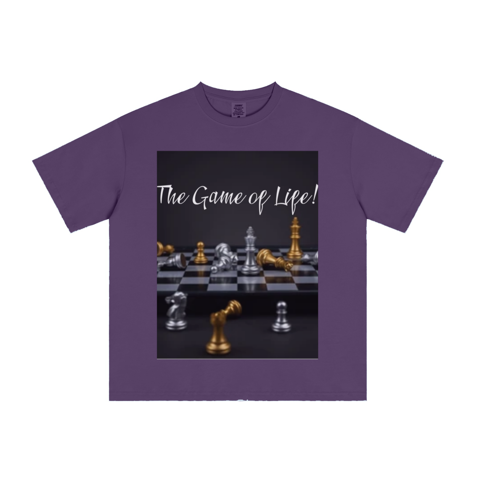 235GSM Men's Cool-Touch T-Shirt  Purple