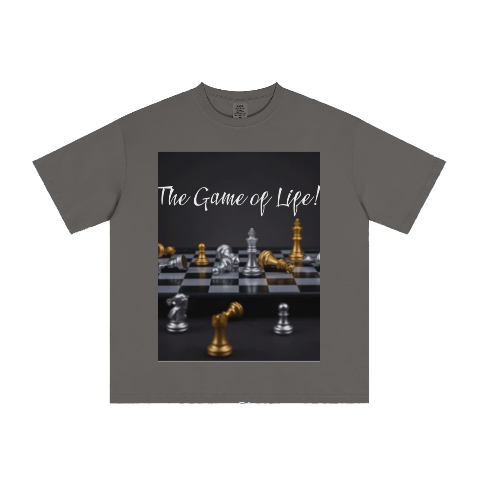 235GSM Men's Cool-Touch T-Shirt  Gray
