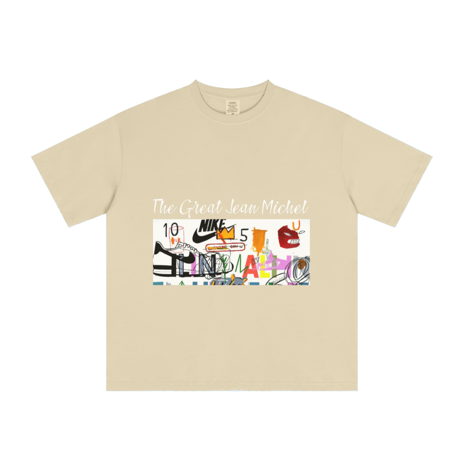 235GSM Men's Cool-Touch T-Shirt  Light yellow