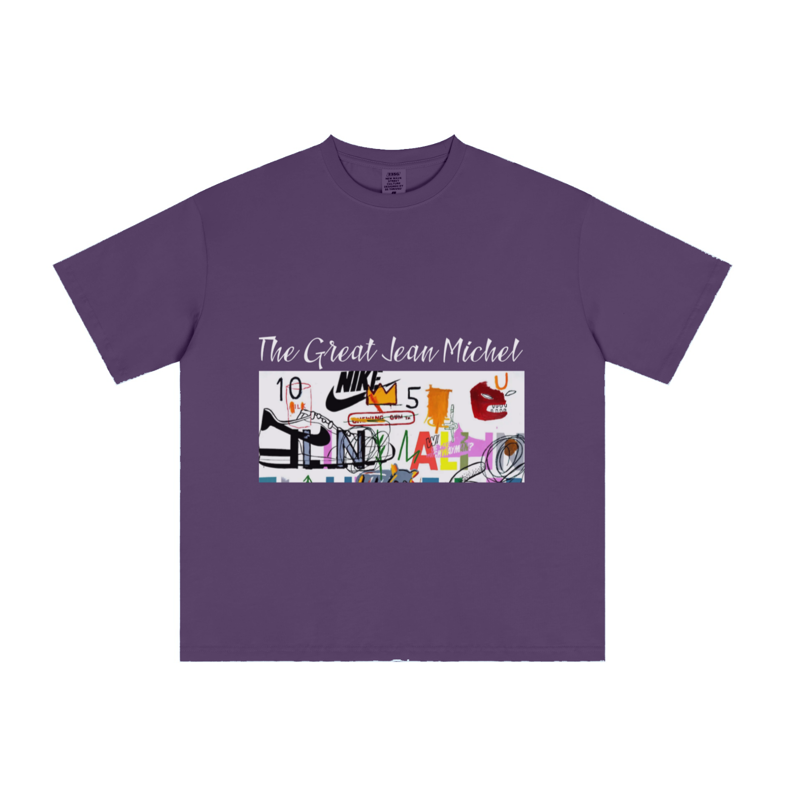 235GSM Men's Cool-Touch T-Shirt  Purple
