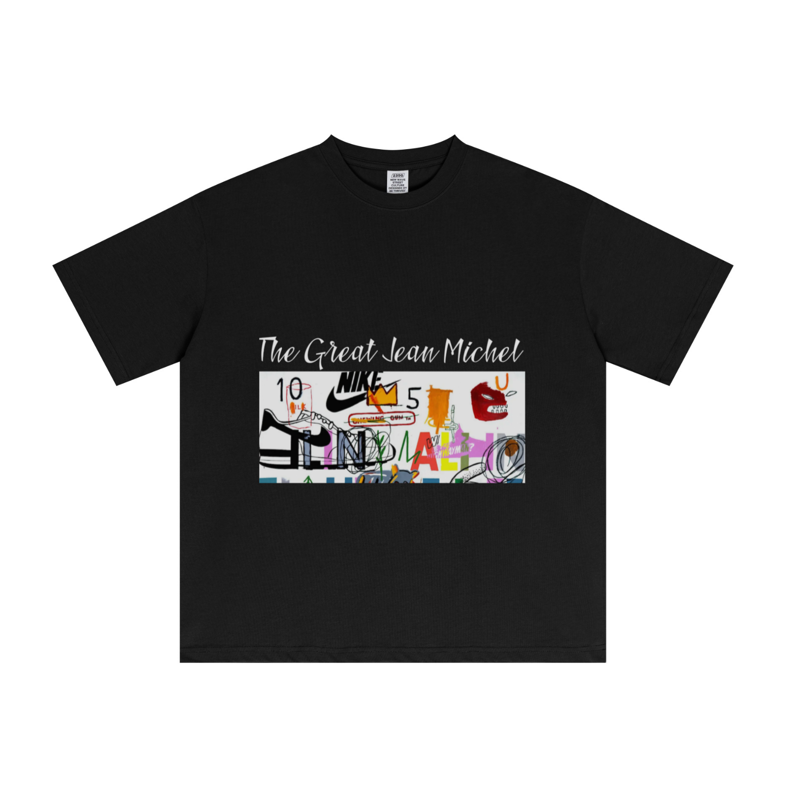 235GSM Men's Cool-Touch T-Shirt  Black