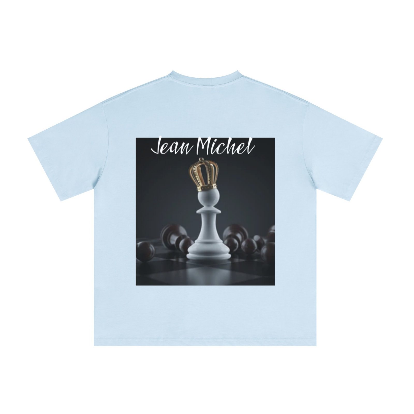 235GSM Men's Cool-Touch T-Shirt  Light blue