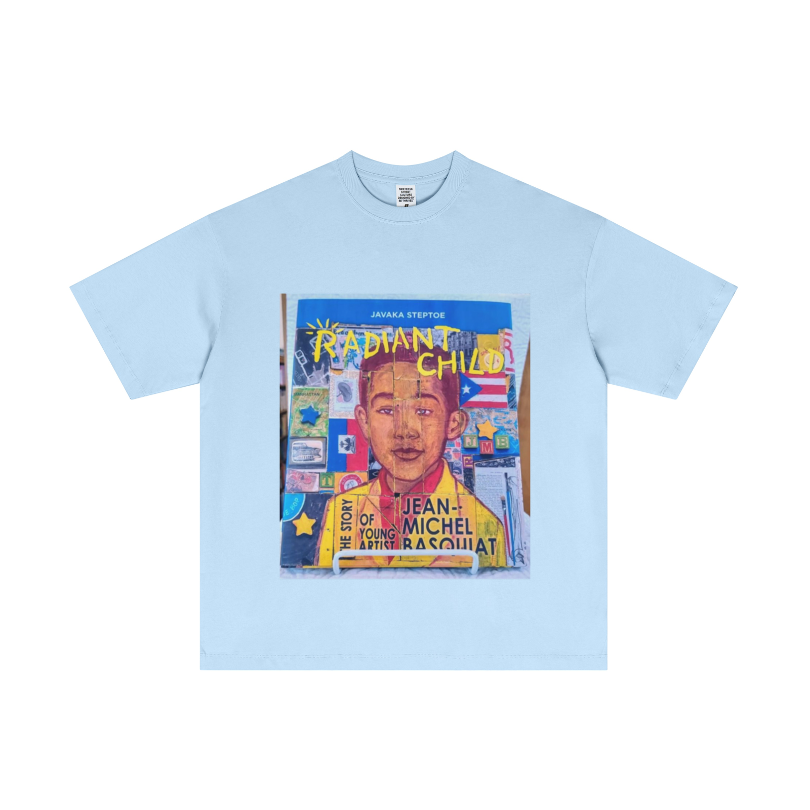 180GSM Men's Lightweight T-Shirt Light blue