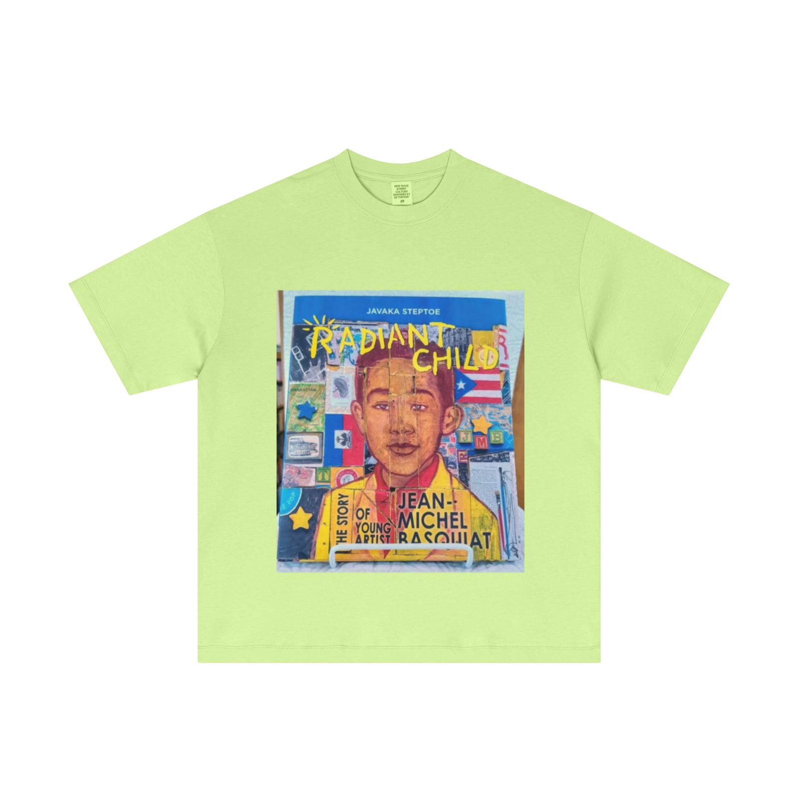 180GSM Men's Lightweight T-Shirt Fluorescent green