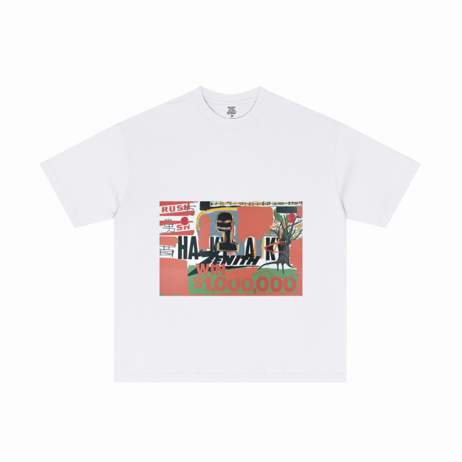 180GSM Men's Lightweight T-Shirt  White