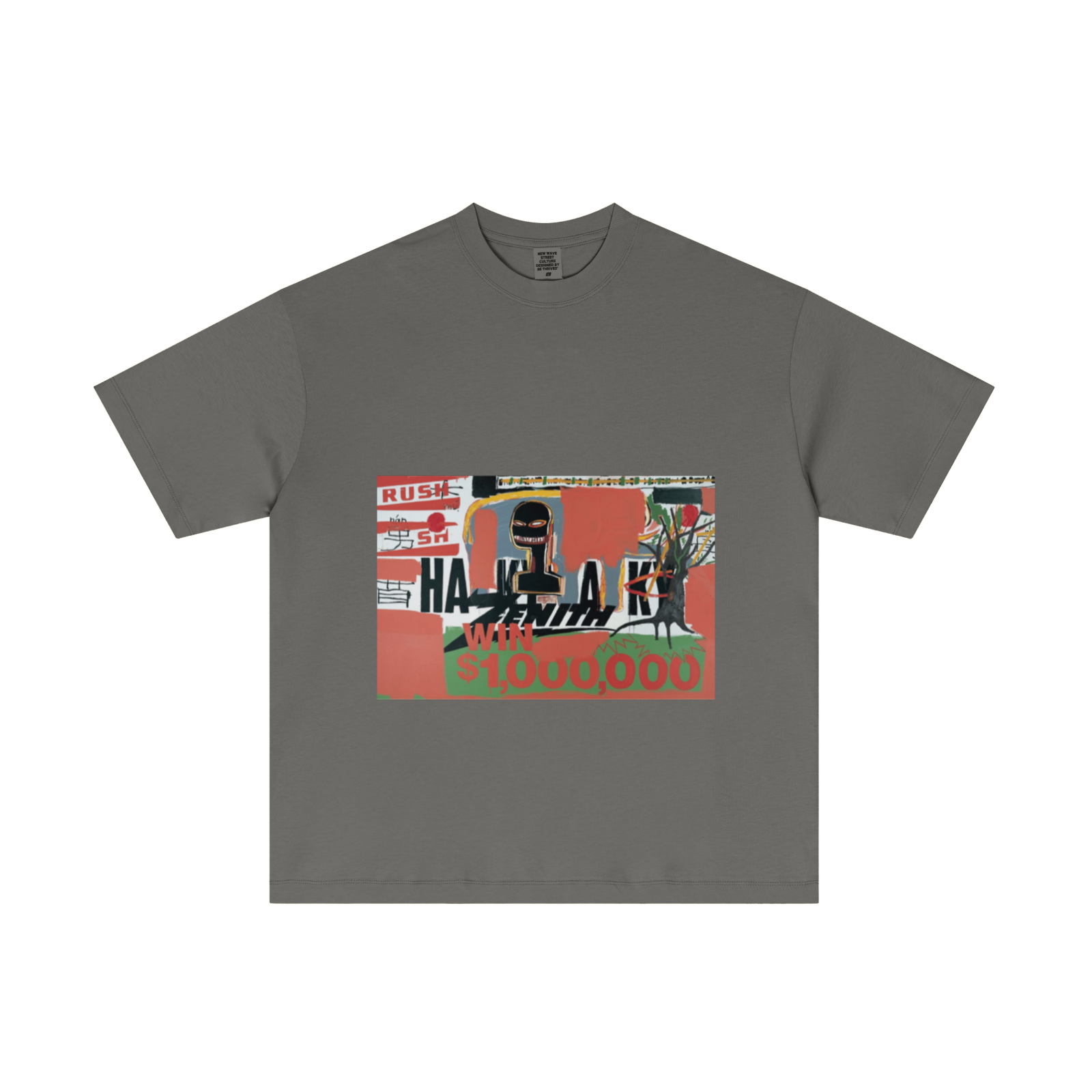 180GSM Men's Lightweight T-Shirt Dark gray