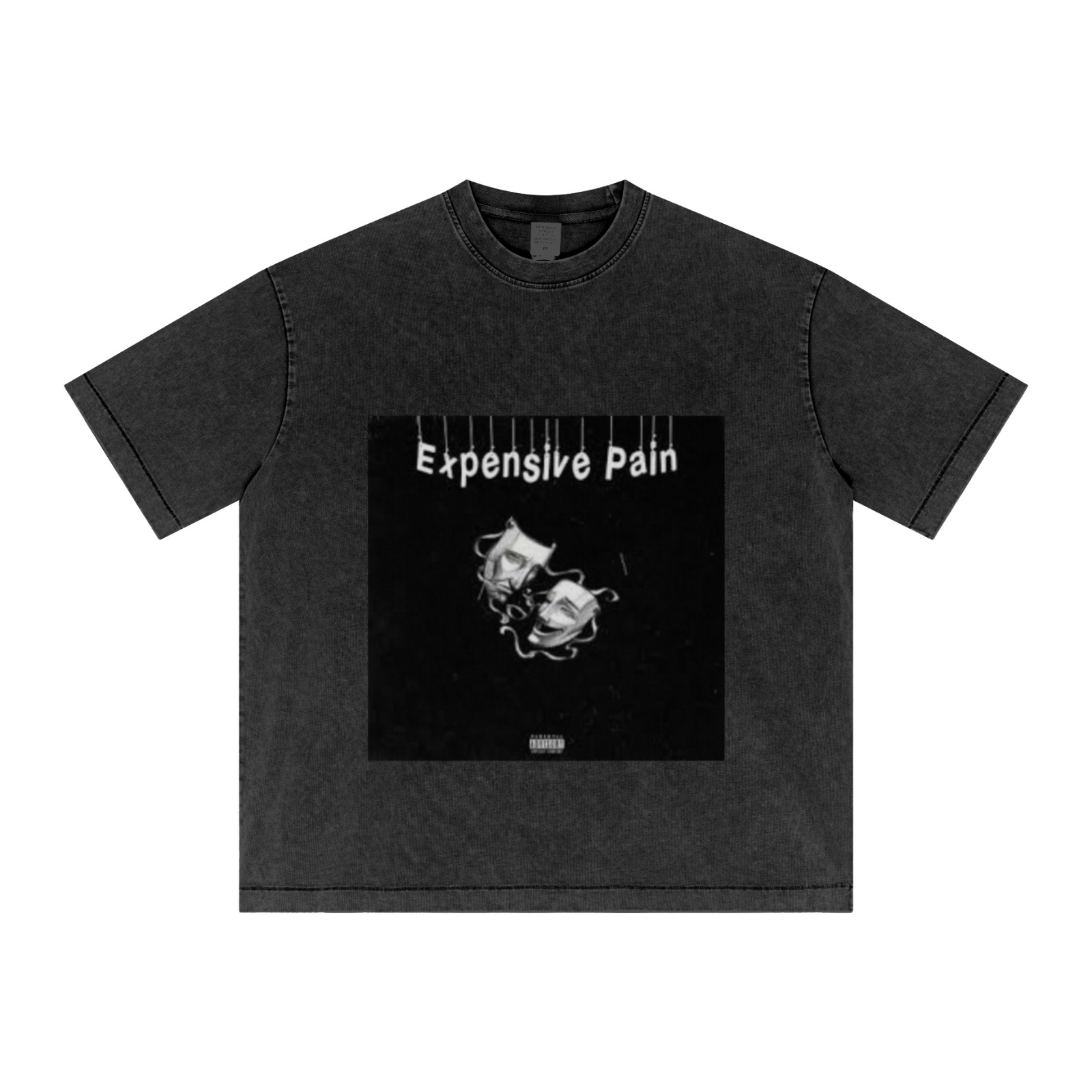 285GSM Vintage Snowflake Wash T-shirt Snow Wash