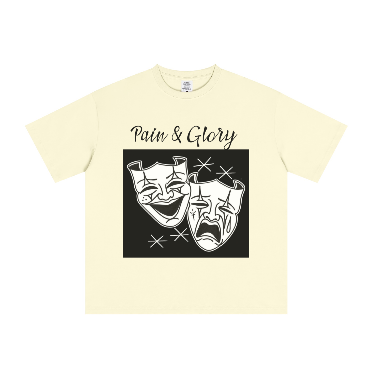 235GSM Men's Cool-Touch T-Shirt  Apricot