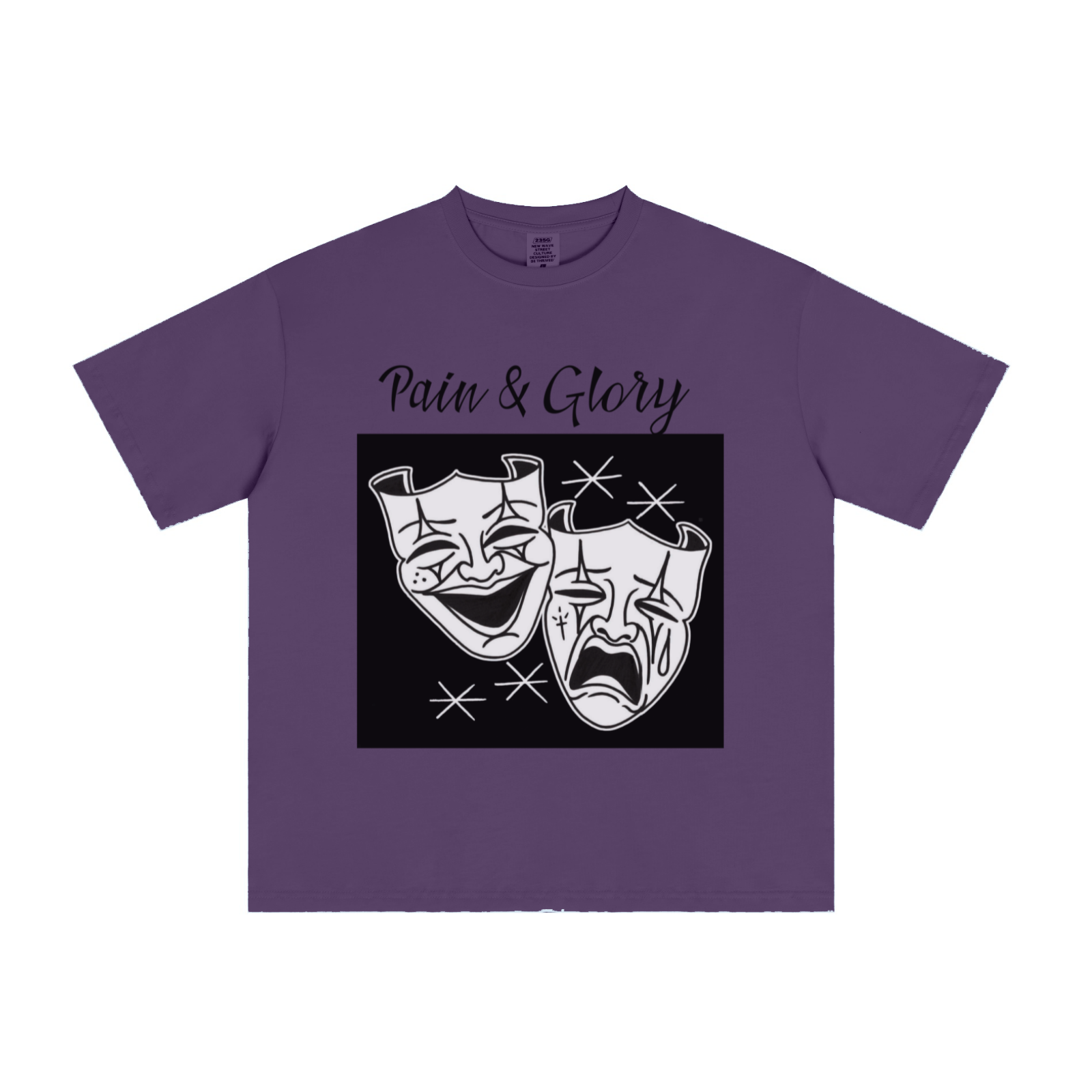 235GSM Men's Cool-Touch T-Shirt  Purple