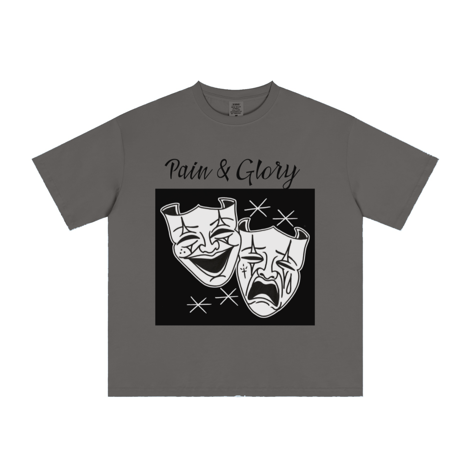 235GSM Men's Cool-Touch T-Shirt  Gray