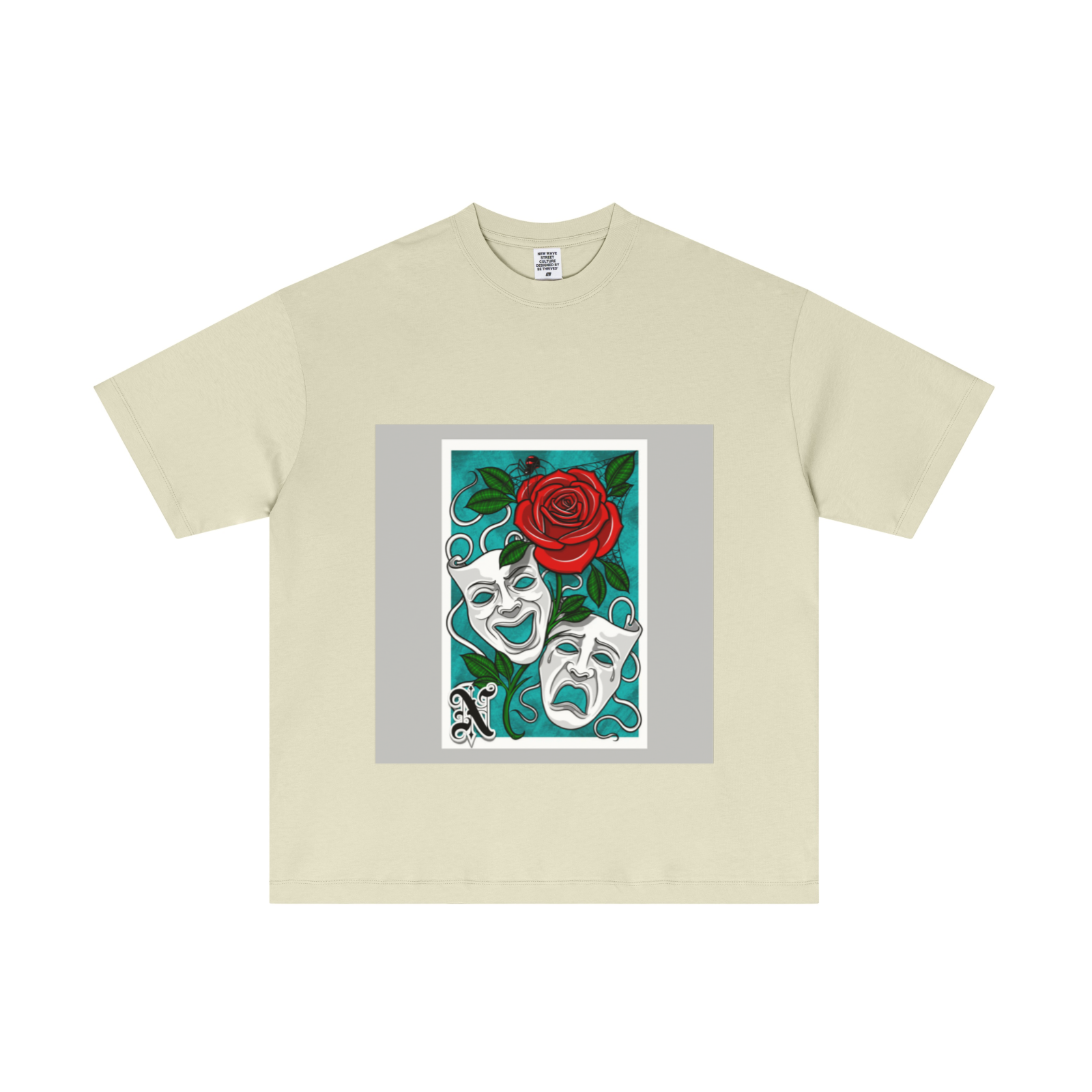 180GSM Women's Lightweight T-Shirt  Beige