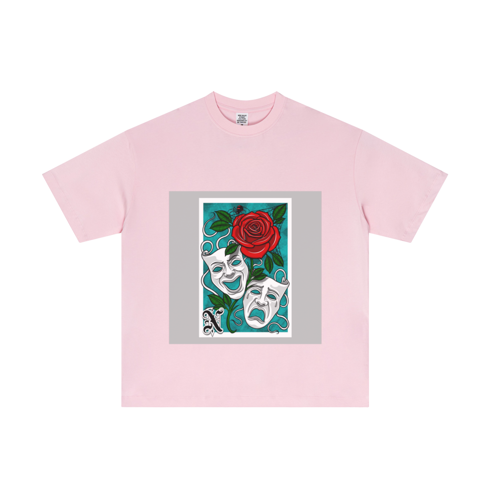 180GSM Women's Lightweight T-Shirt   Light pink