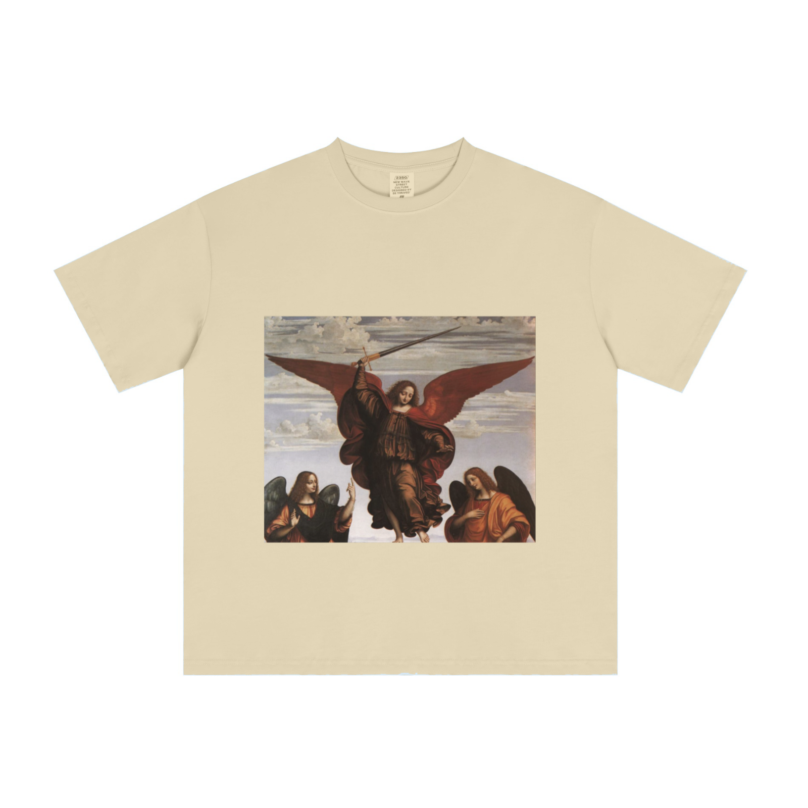 235GSM Men's Cool-Touch T-Shirt  Light yellow