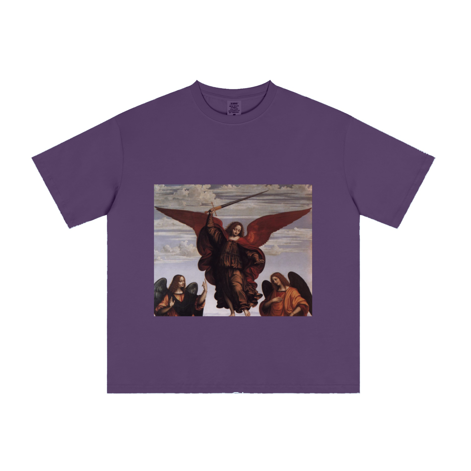 235GSM Men's Cool-Touch T-Shirt  Purple