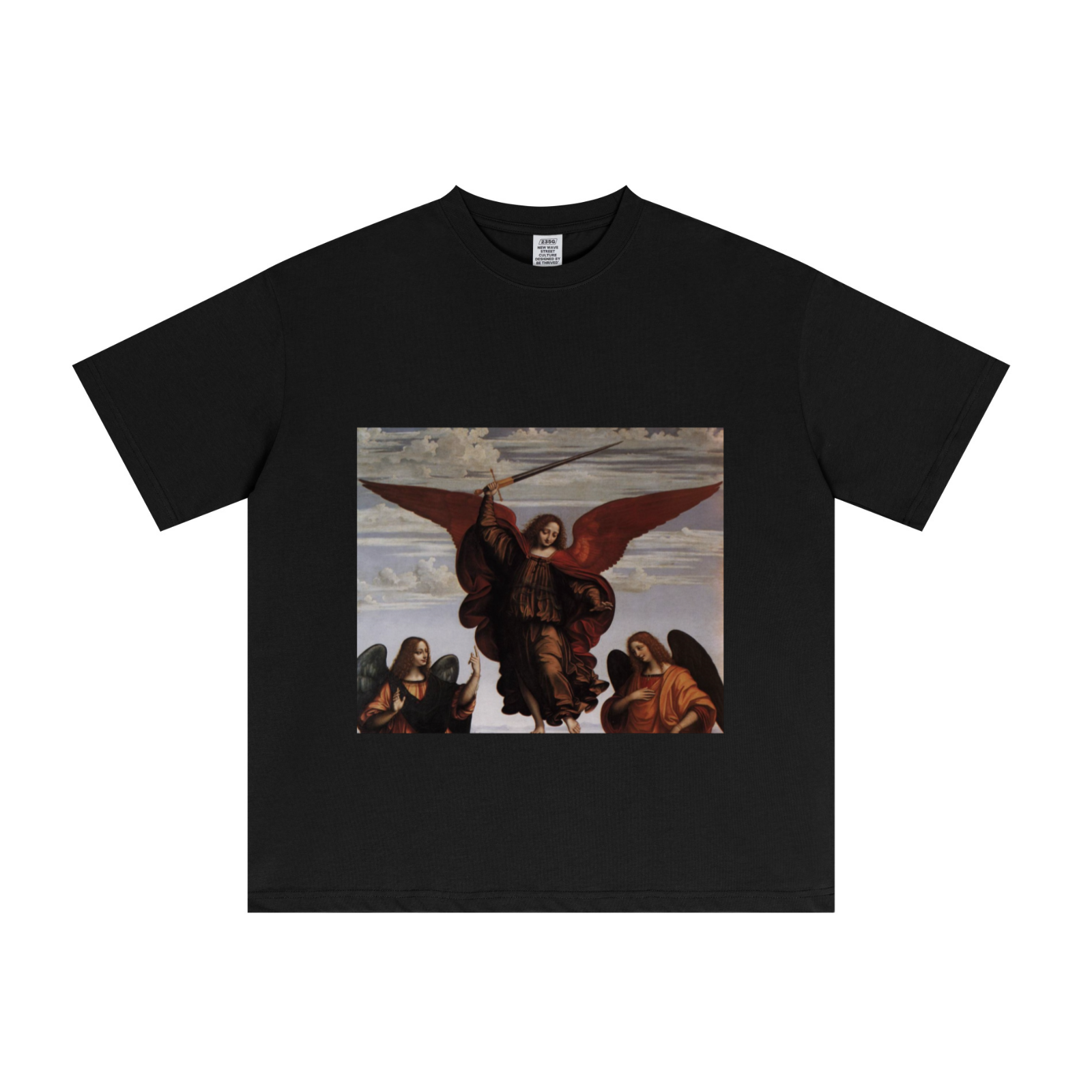 235GSM Men's Cool-Touch T-Shirt  Black