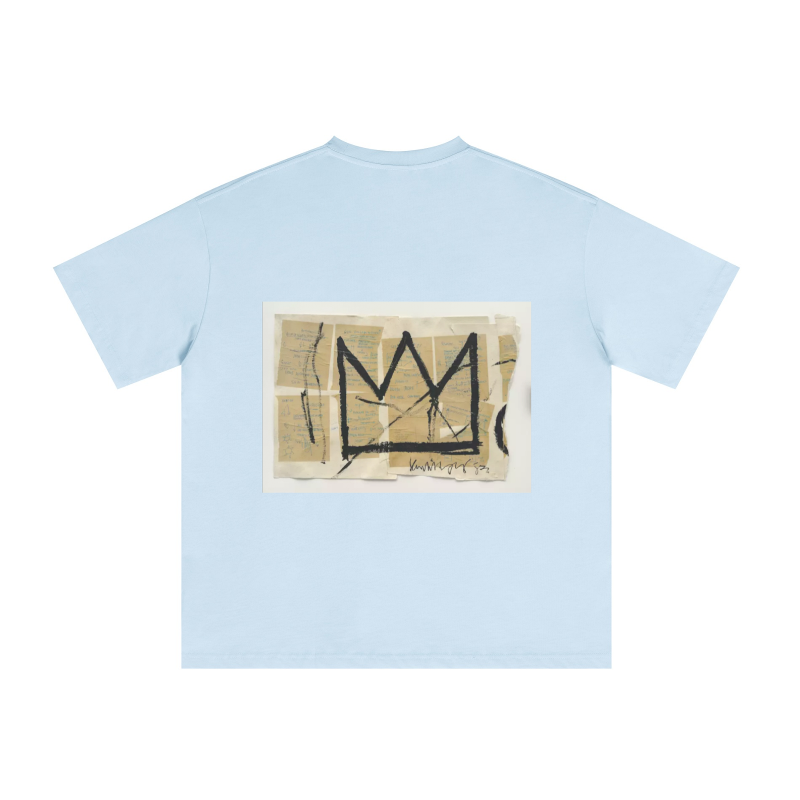 235GSM Men's Cool-Touch T-Shirt  Light blue
