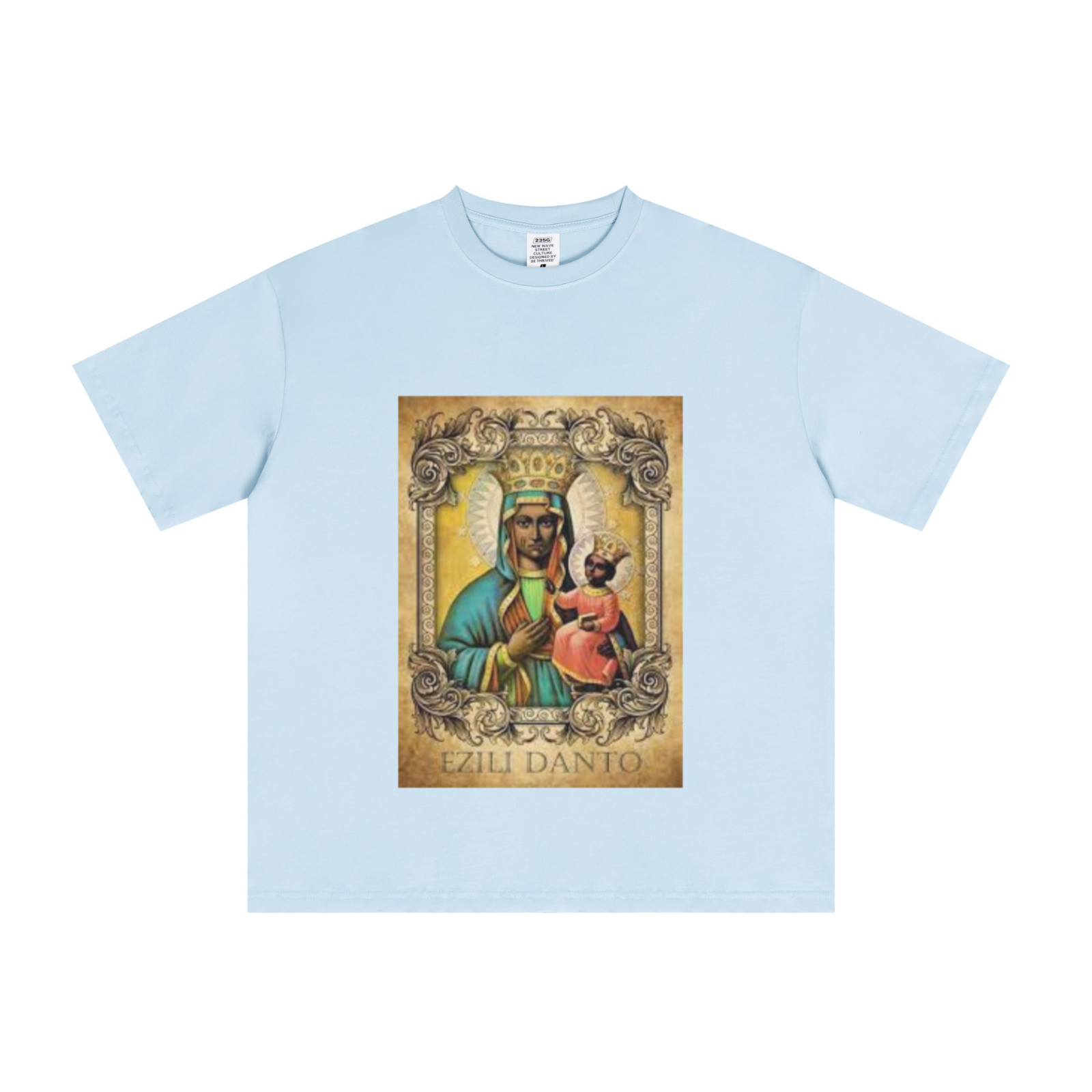235GSM Men's Cool-Touch T-Shirt  Light blue