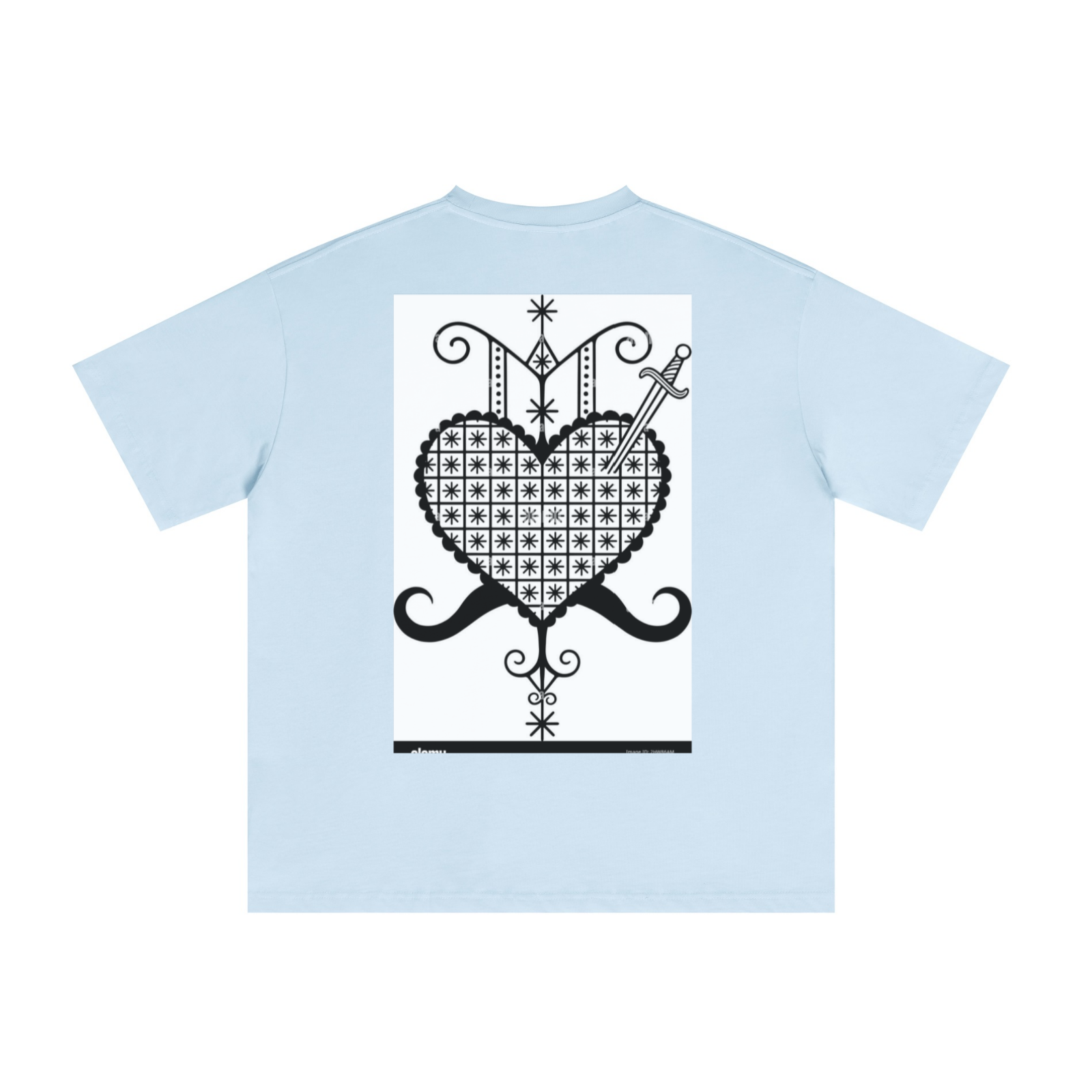 235GSM Men's Cool-Touch T-Shirt  Light blue