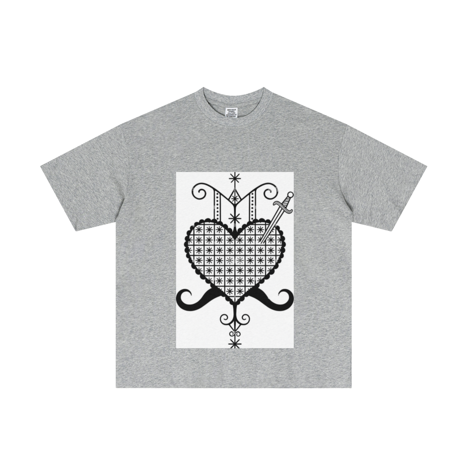 180GSM Men's Lightweight T-Shirt LIght gray