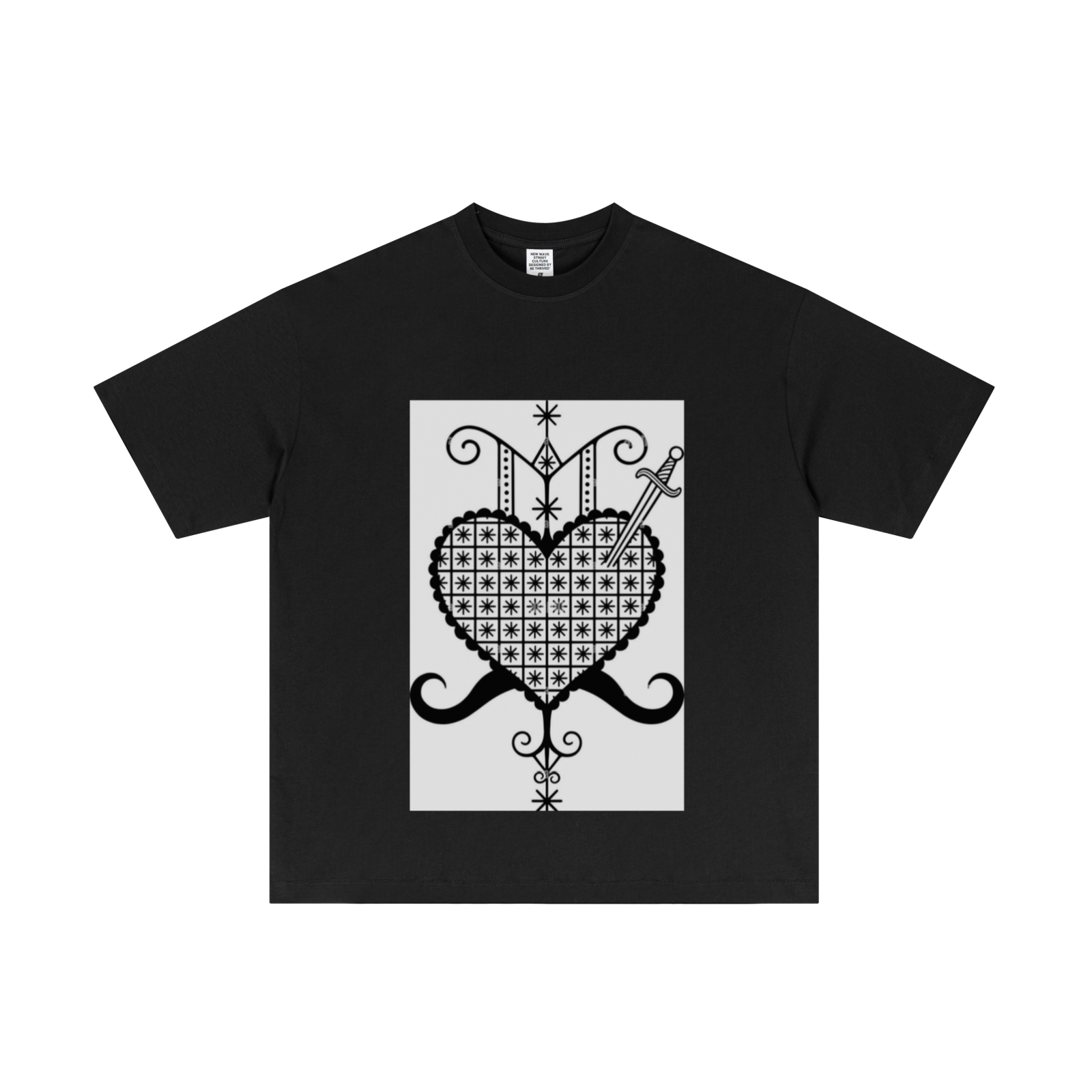 180GSM Men's Lightweight T-Shirt Black