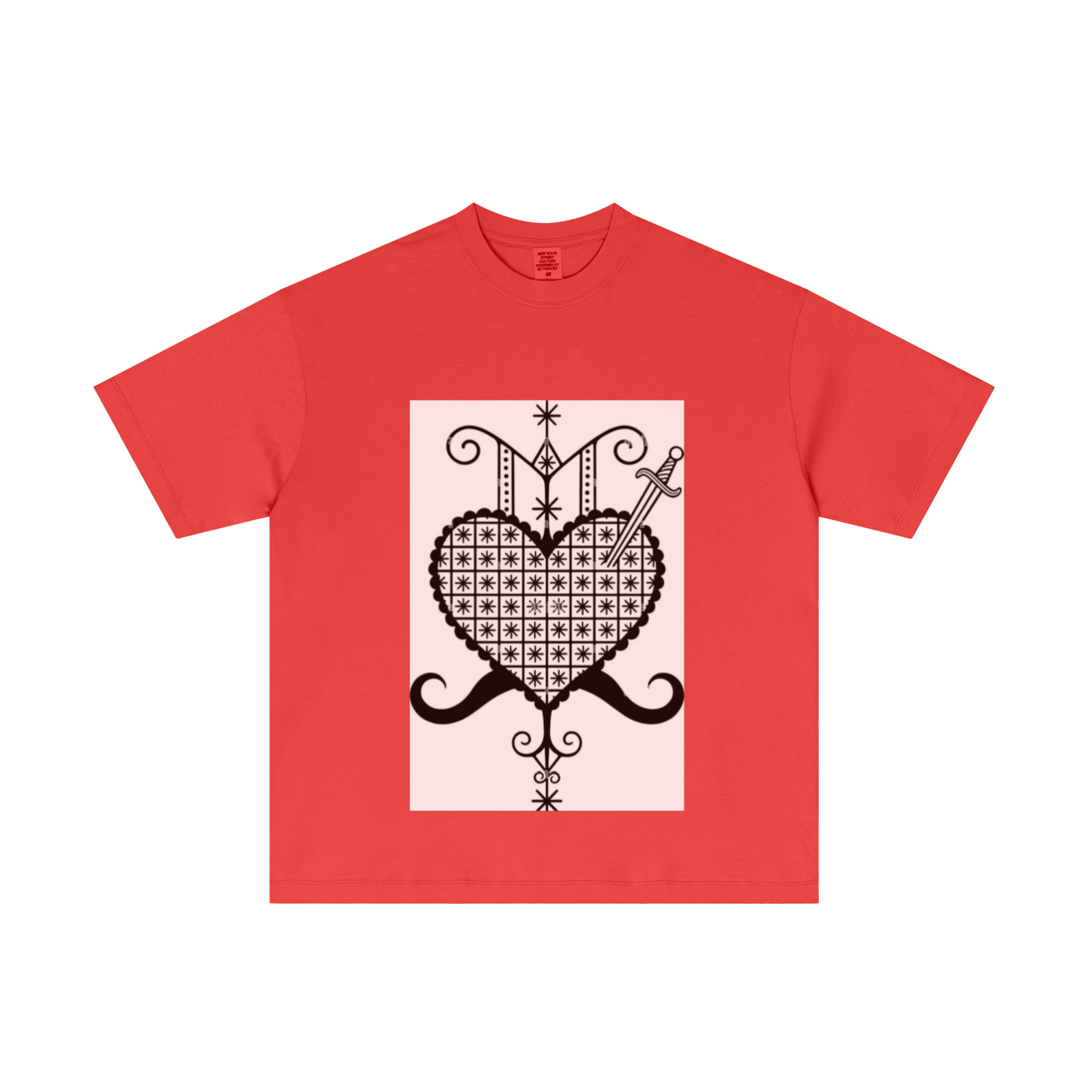 180GSM Men's Lightweight T-Shirt Red