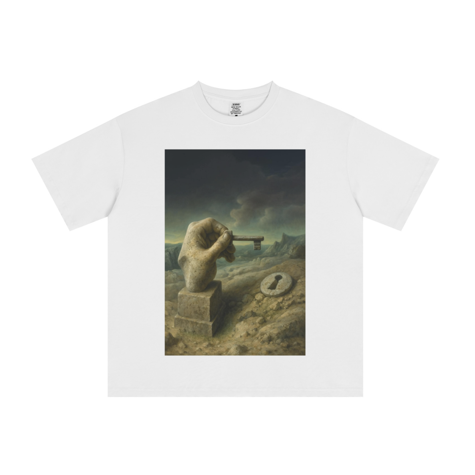 235GSM Men's Cool-Touch T-Shirt   White