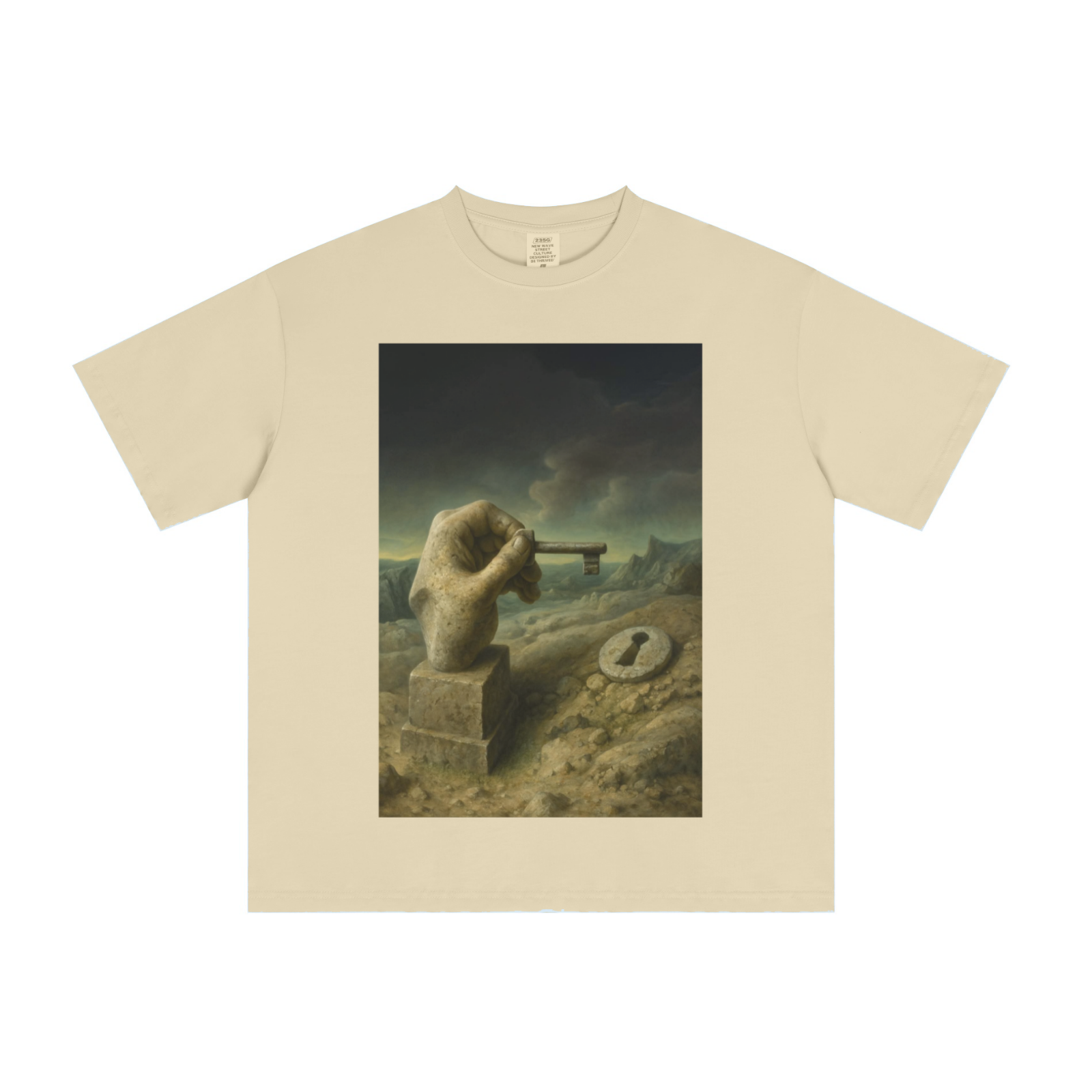 235GSM Men's Cool-Touch T-Shirt  Light yellow
