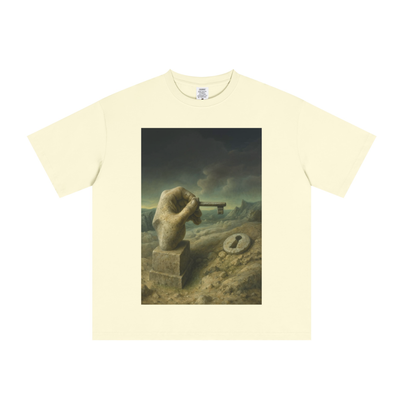 235GSM Men's Cool-Touch T-Shirt  Apricot