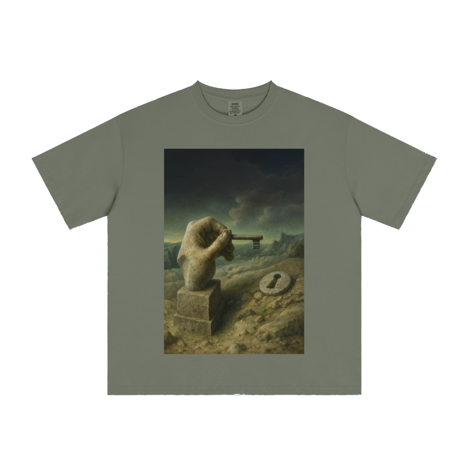 235GSM Men's Cool-Touch T-Shirt  Green