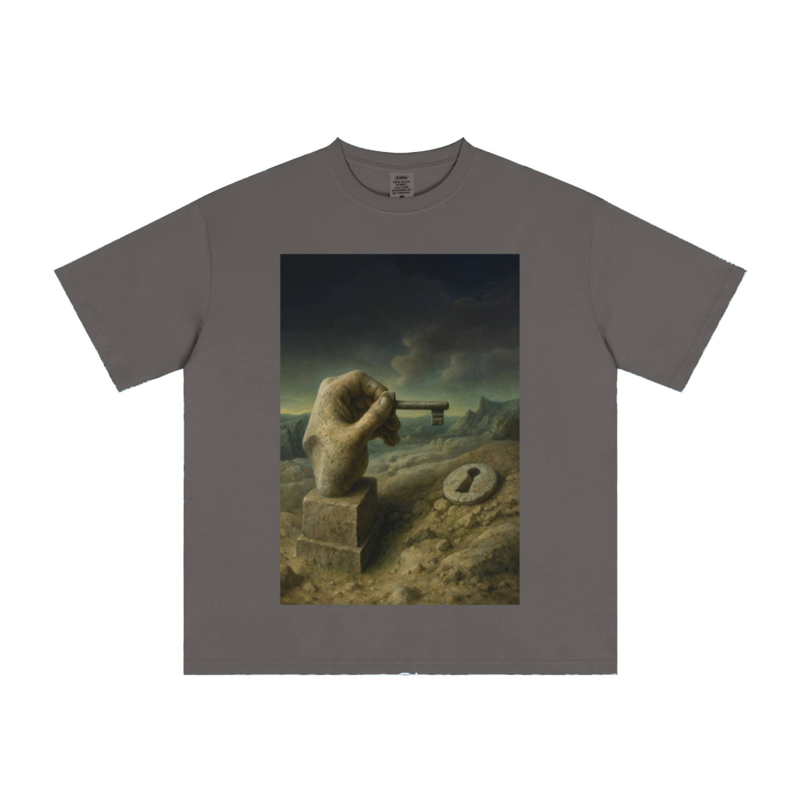 235GSM Men's Cool-Touch T-Shirt  Gray