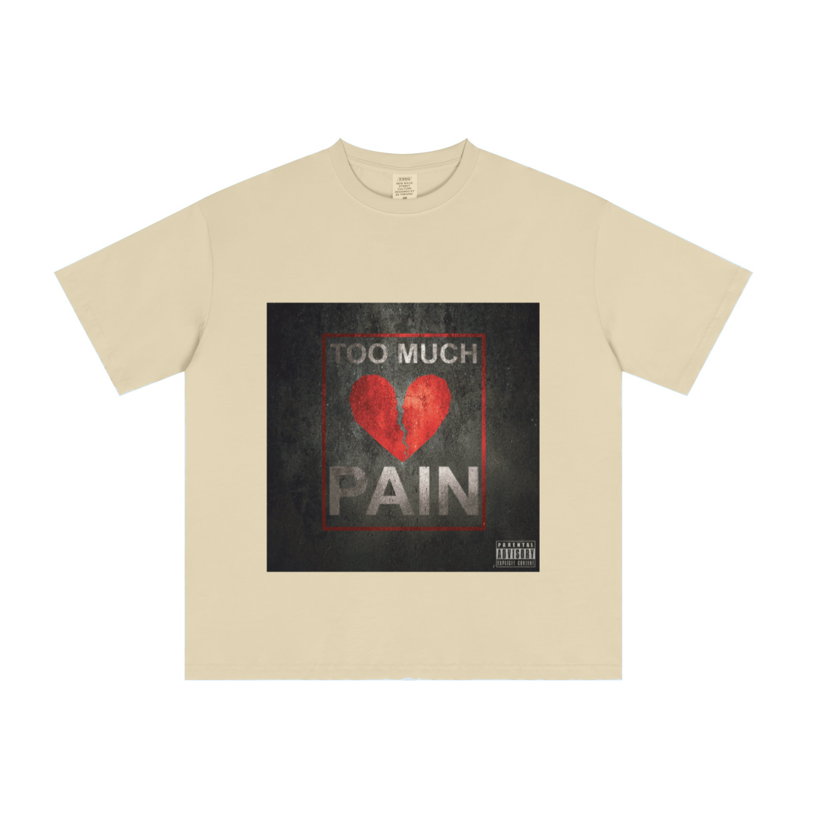 235GSM Men's Cool-Touch T-Shirt  Light yellow