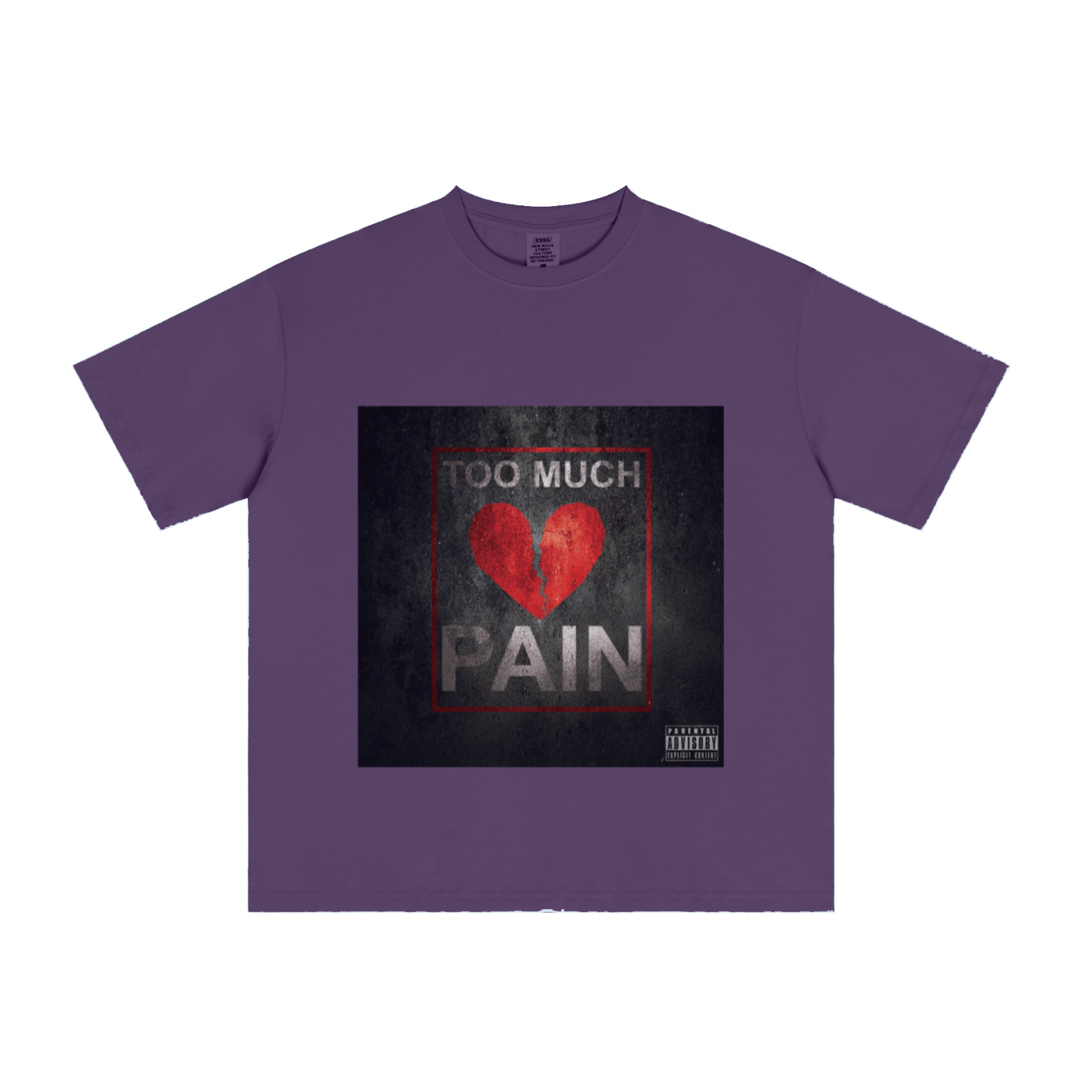 235GSM Men's Cool-Touch T-Shirt  Purple