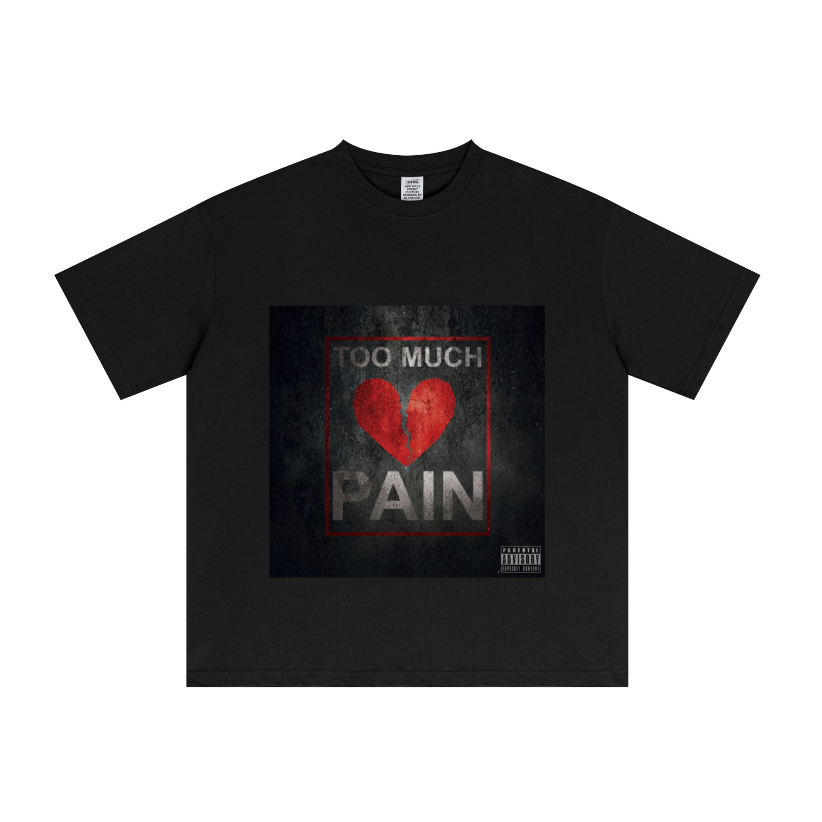 235GSM Men's Cool-Touch T-Shirt  Black