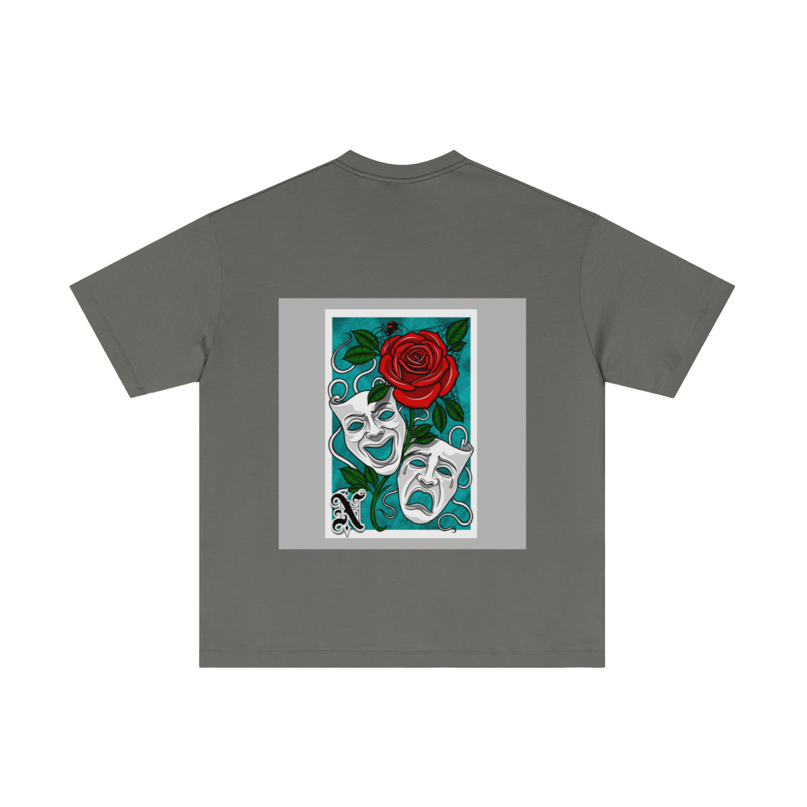 180GSM Men's Lightweight T-Shirt Dark gray