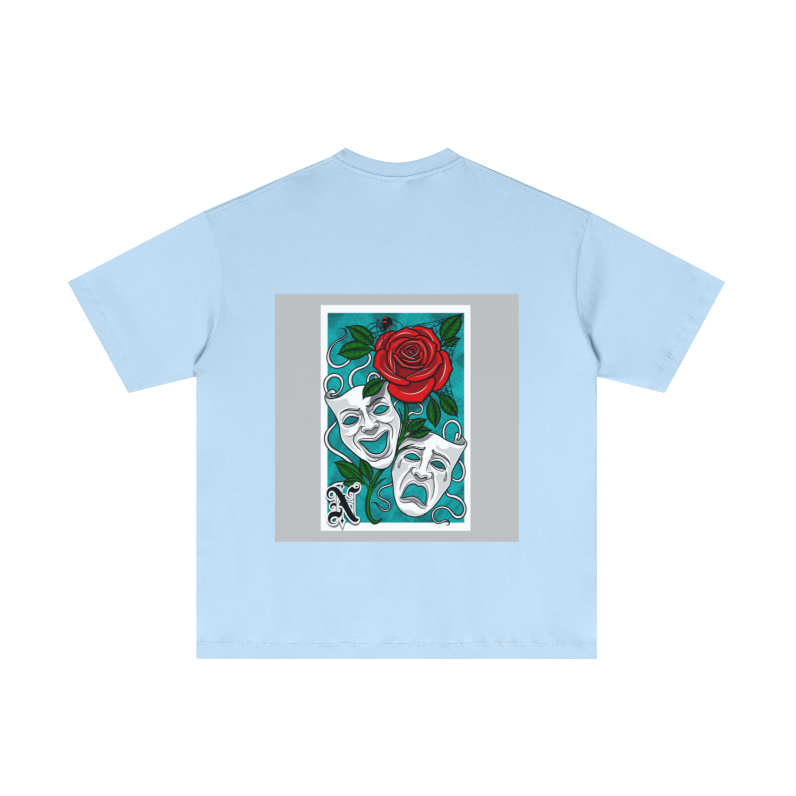 180GSM Men's Lightweight T-Shirt Light blue