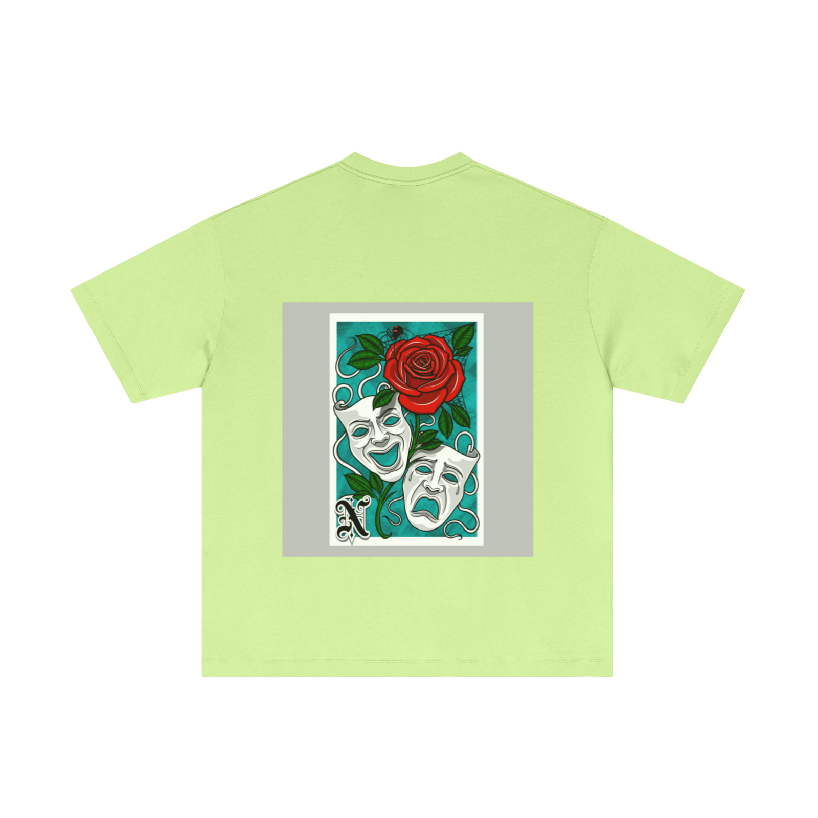 180GSM Men's Lightweight T-Shirt Fluorescent green