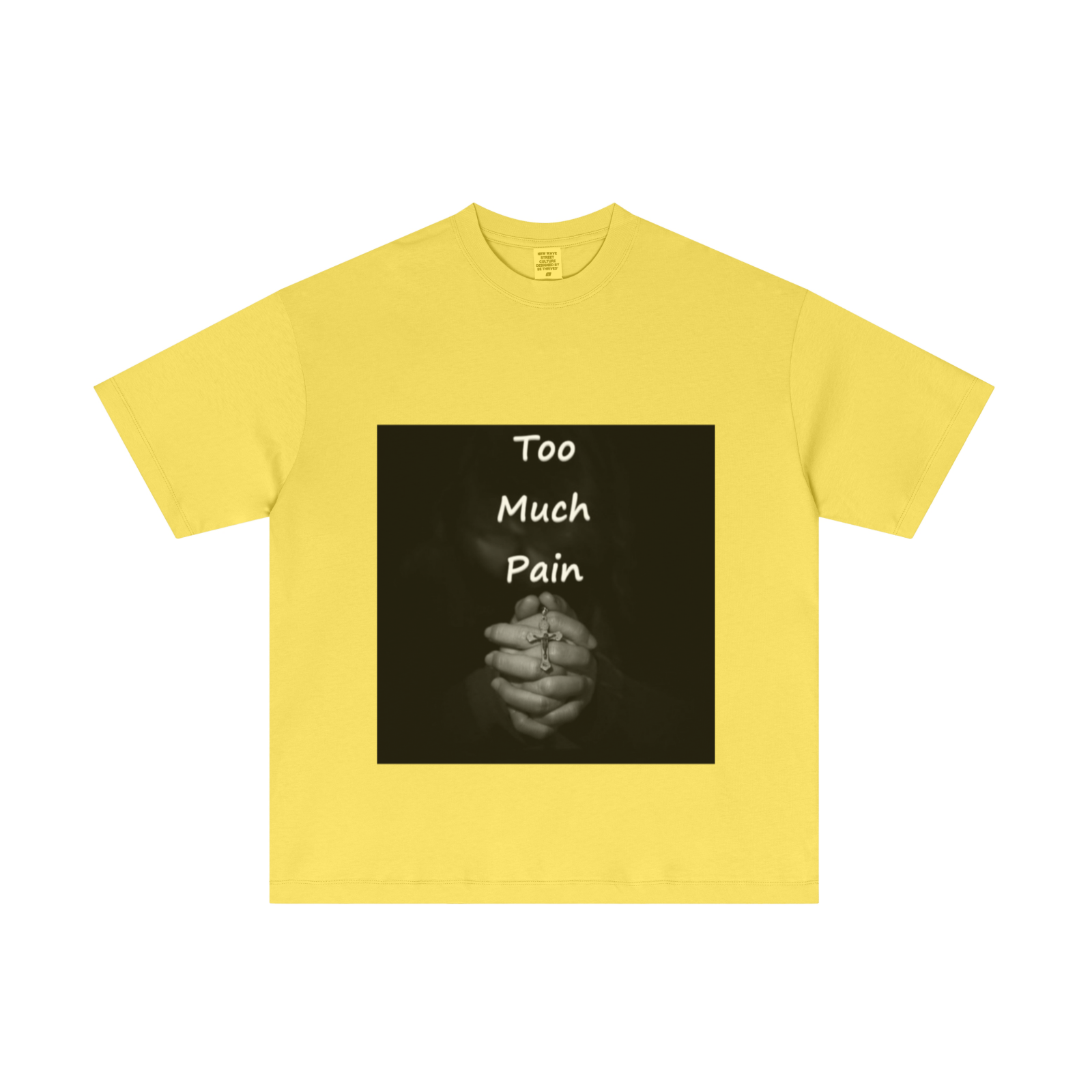 180GSM Men's Lightweight T-Shirt Yellow