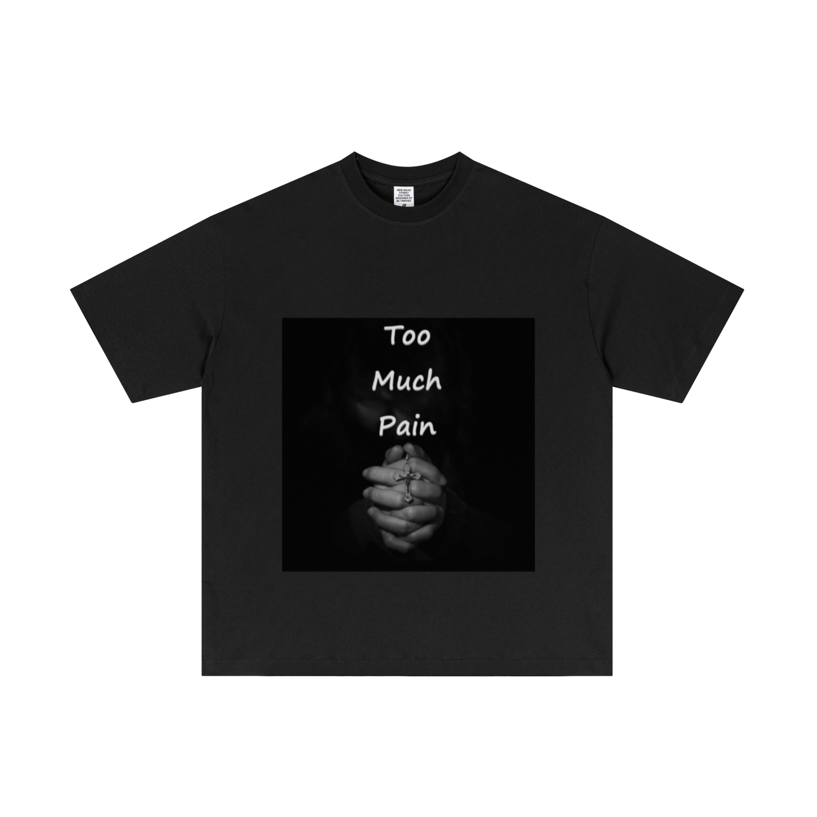 180GSM Men's Lightweight T-Shirt Black