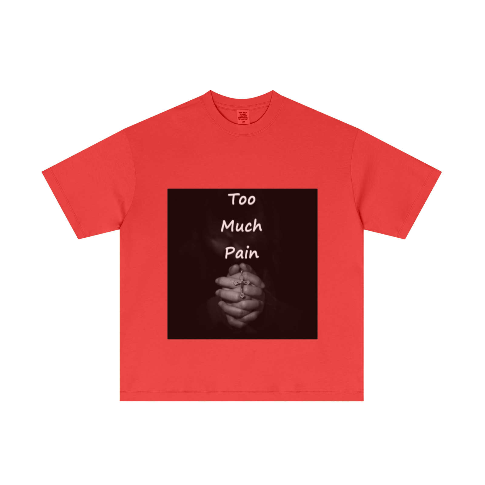 180GSM Men's Lightweight T-Shirt Red
