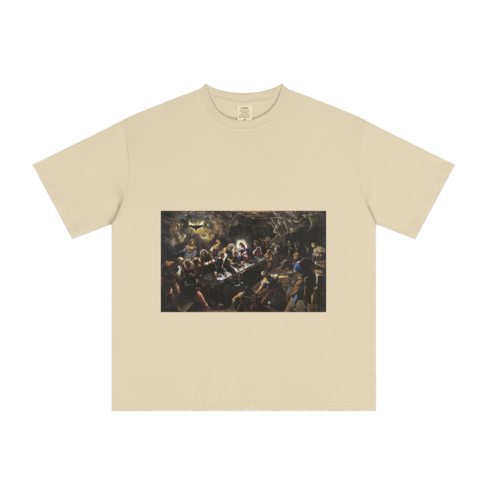235GSM Men's Cool-Touch T-Shirt  Light yellow