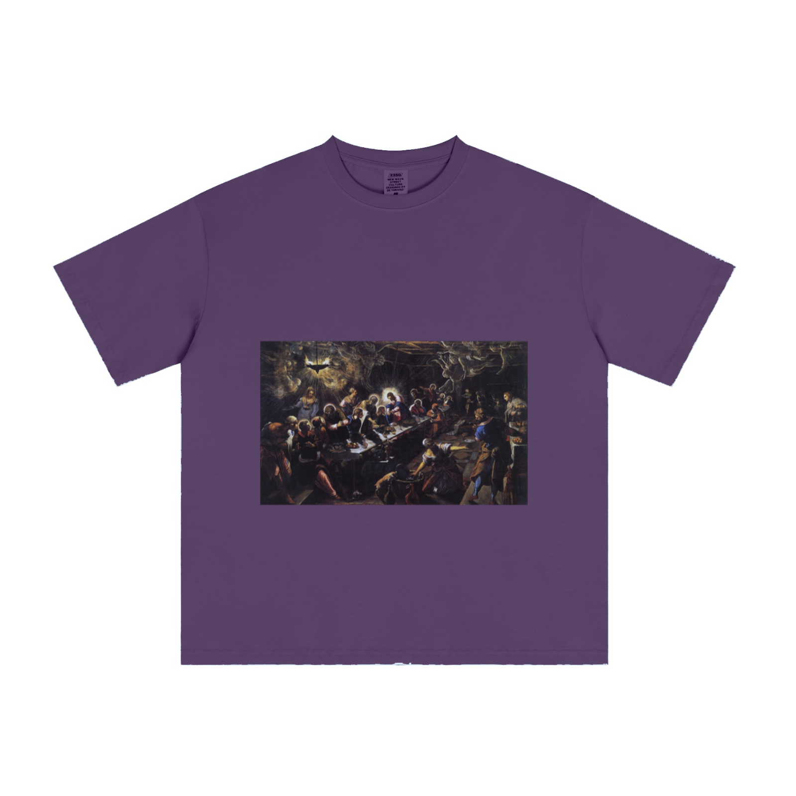235GSM Men's Cool-Touch T-Shirt  Purple