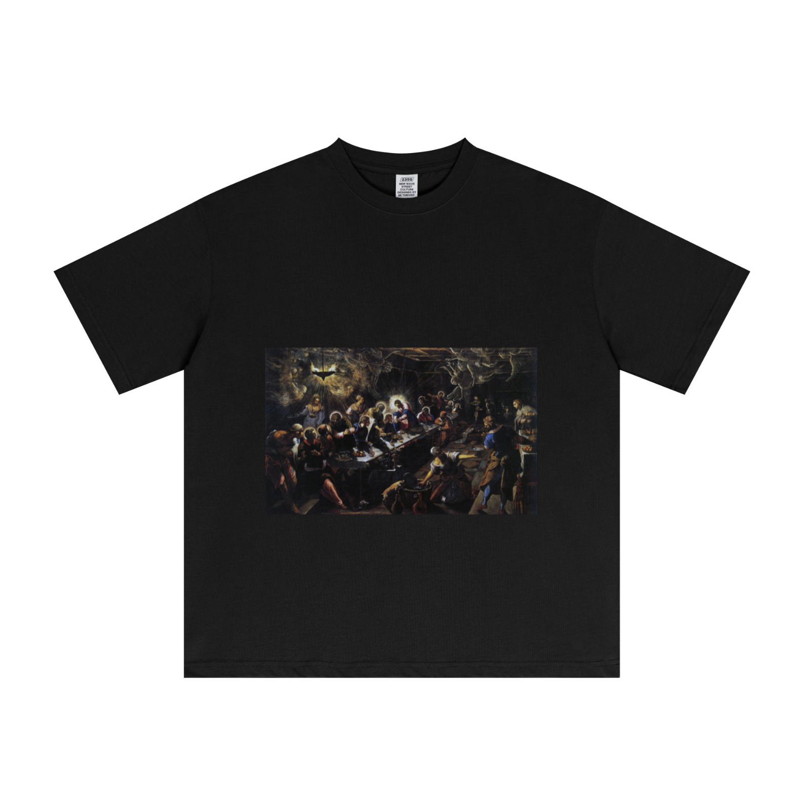 235GSM Men's Cool-Touch T-Shirt  Black