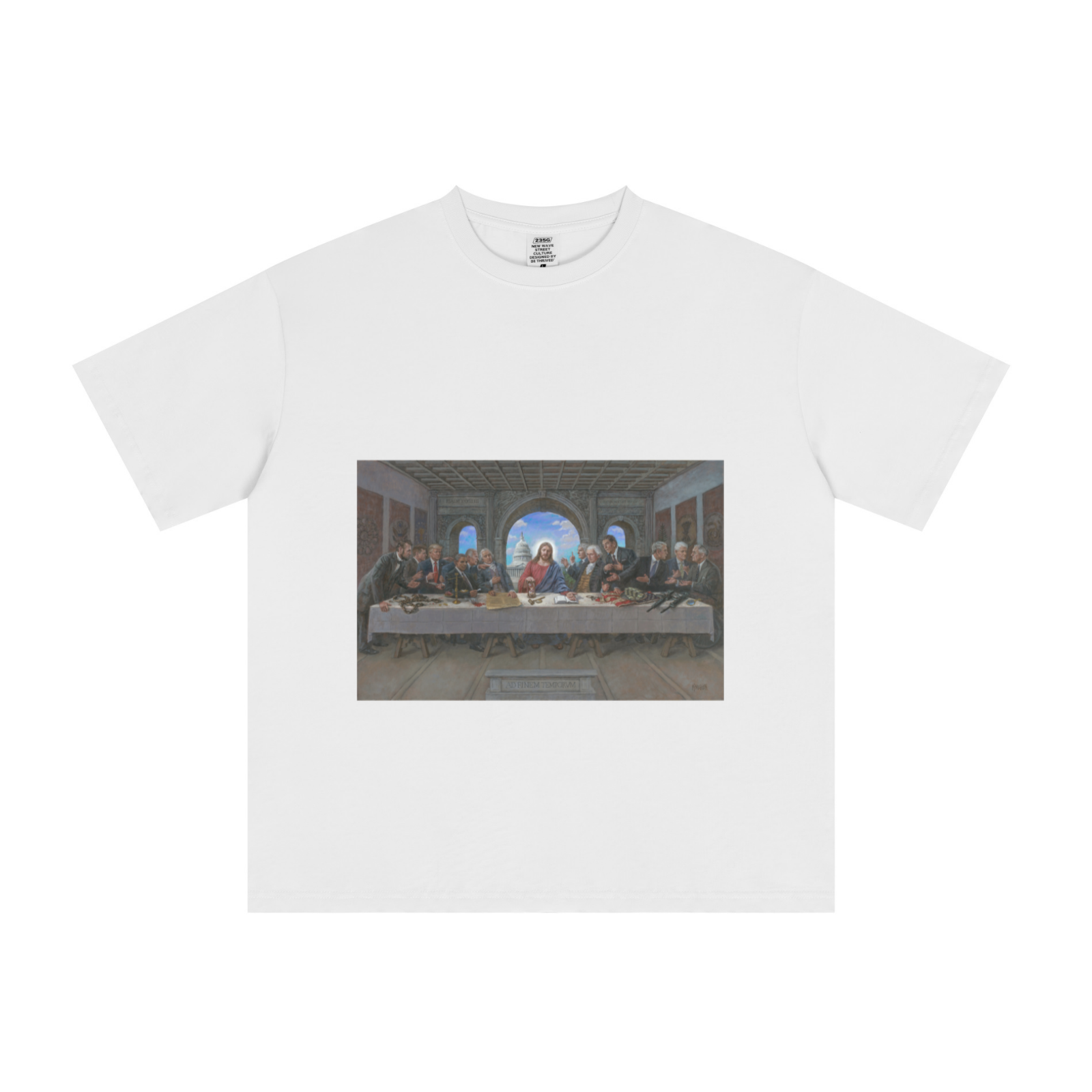 235GSM Men's Cool-Touch T-Shirt   White